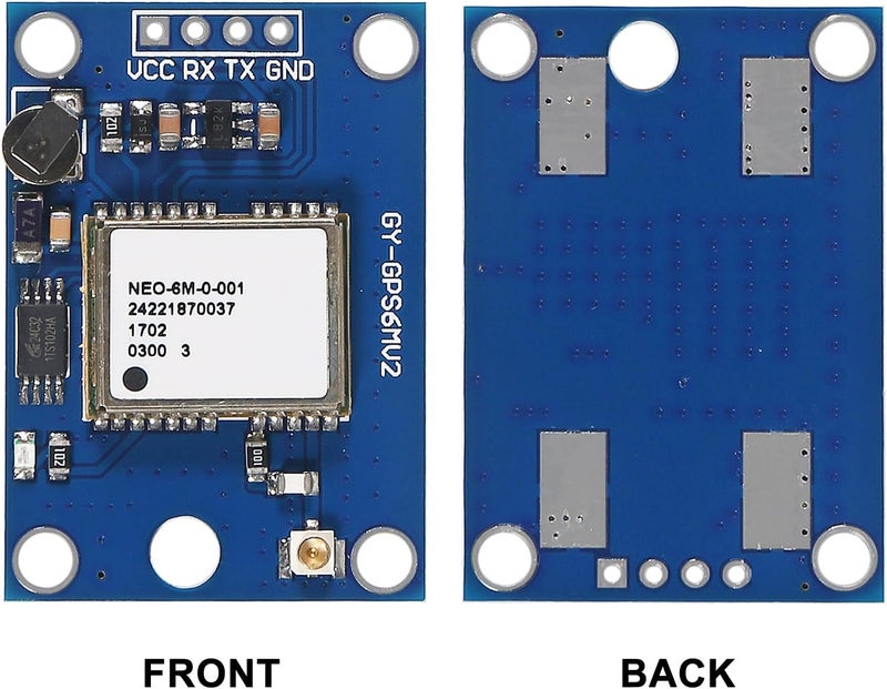 ACEIRMC 6pcs GY-NEO6MV2 NEO-6M GPS Flight Controller Module 3V-5V with Super Strong Ceramic Antenna for Arduino EEPROM APM 2.5 - Image 3